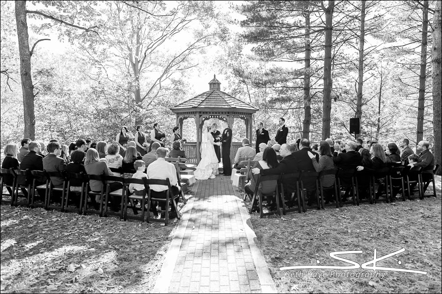 Pavilion on Crystal Lake Wedding