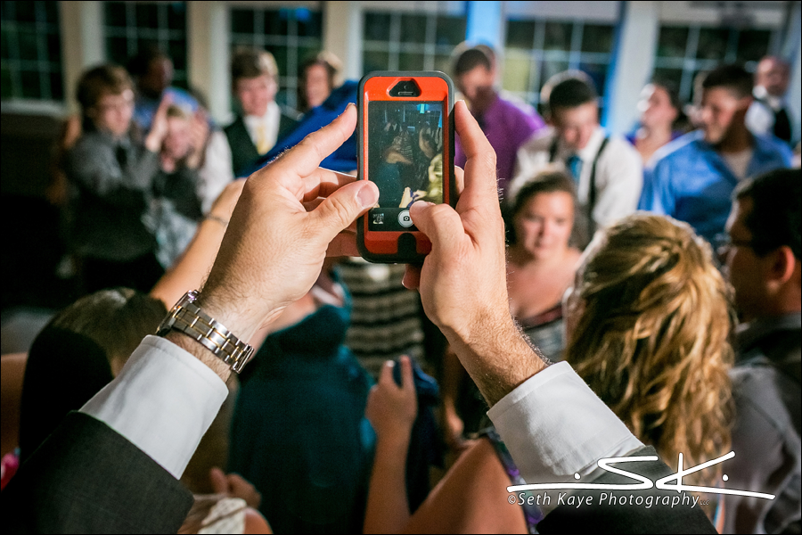 iphone wedding reception