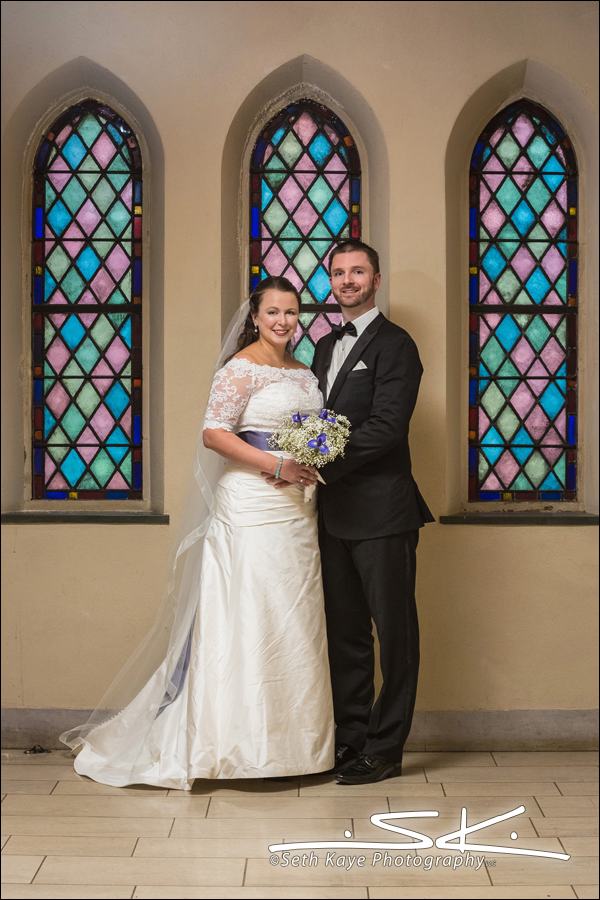 Mount Holyoke College wedding portrait