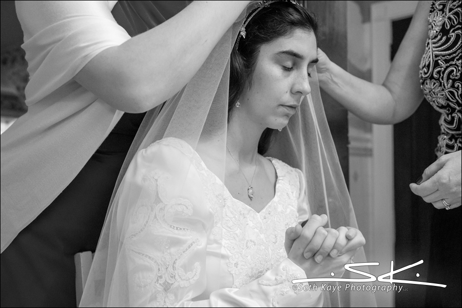 bride praying