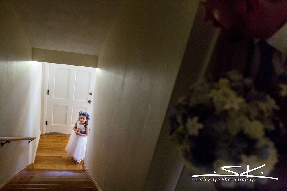 flowergirl waiting patiently
