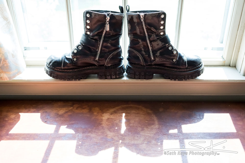 wedding combat boots