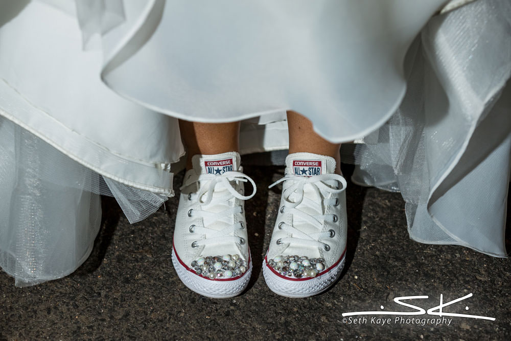 blingy wedding Converse