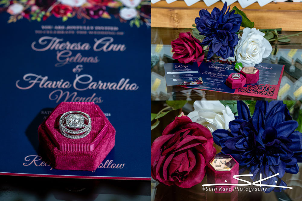 rings and invitation details